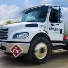 EverGRO FS propane truck on the move