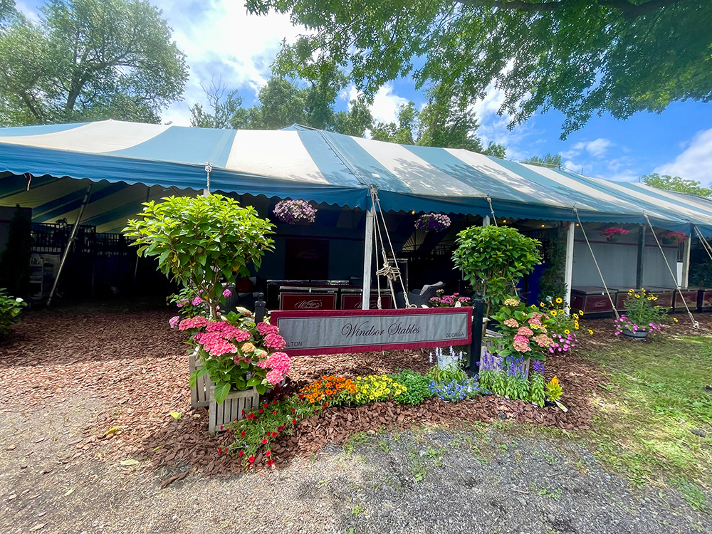 Flowers and shrubs provided by The Farm Store by EverGRO FS for the Upperville Colt and Horse Show
