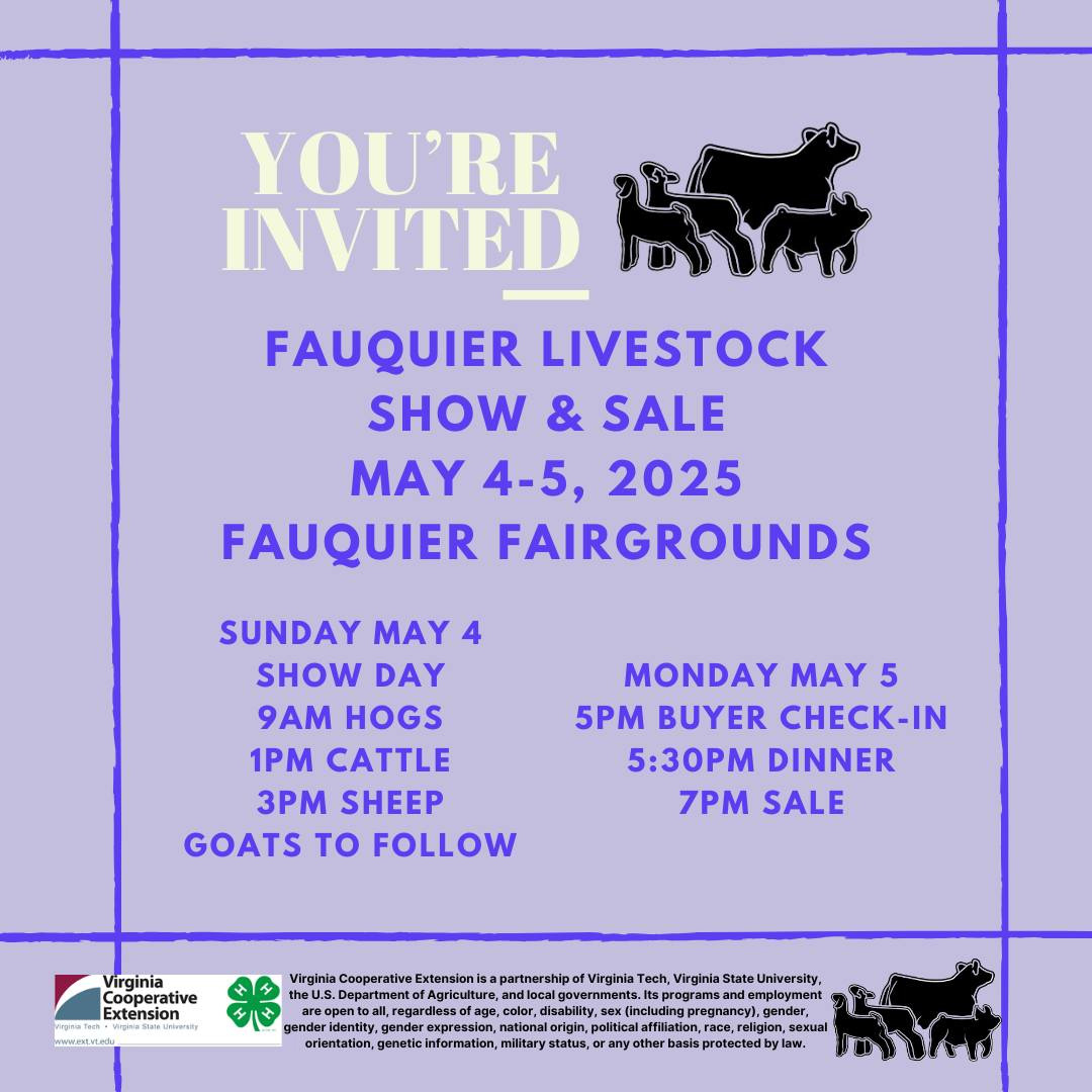 Fauquier Livestock Show and Sale 2025